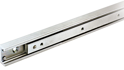 Size : 25cm/10in 3-fold Extension Metal Industrial Slide Rail Heavy-Duty Drawer Slide 1 Pair of 2 Pieces DIY Hardware Accessories 200kg Load Side Installation 